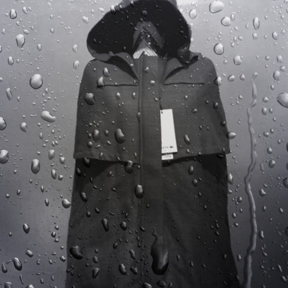 Lacoste Hooded Cape Jacket